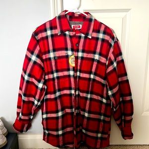 Wrangler Sherpa lined flannel